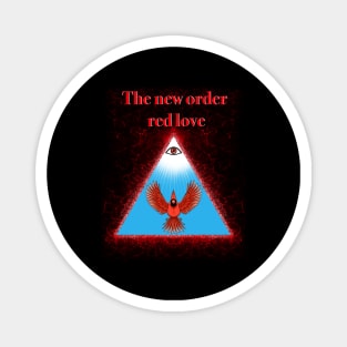 Red Cardinal bird new order red love Magnet